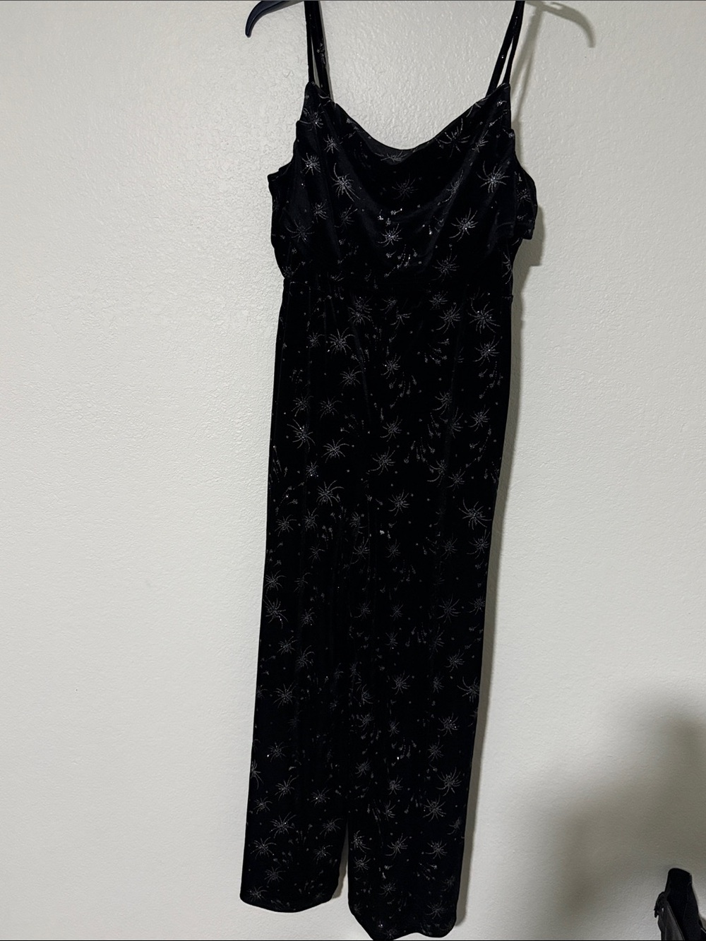 Black Velvet Starburst jumpsuit